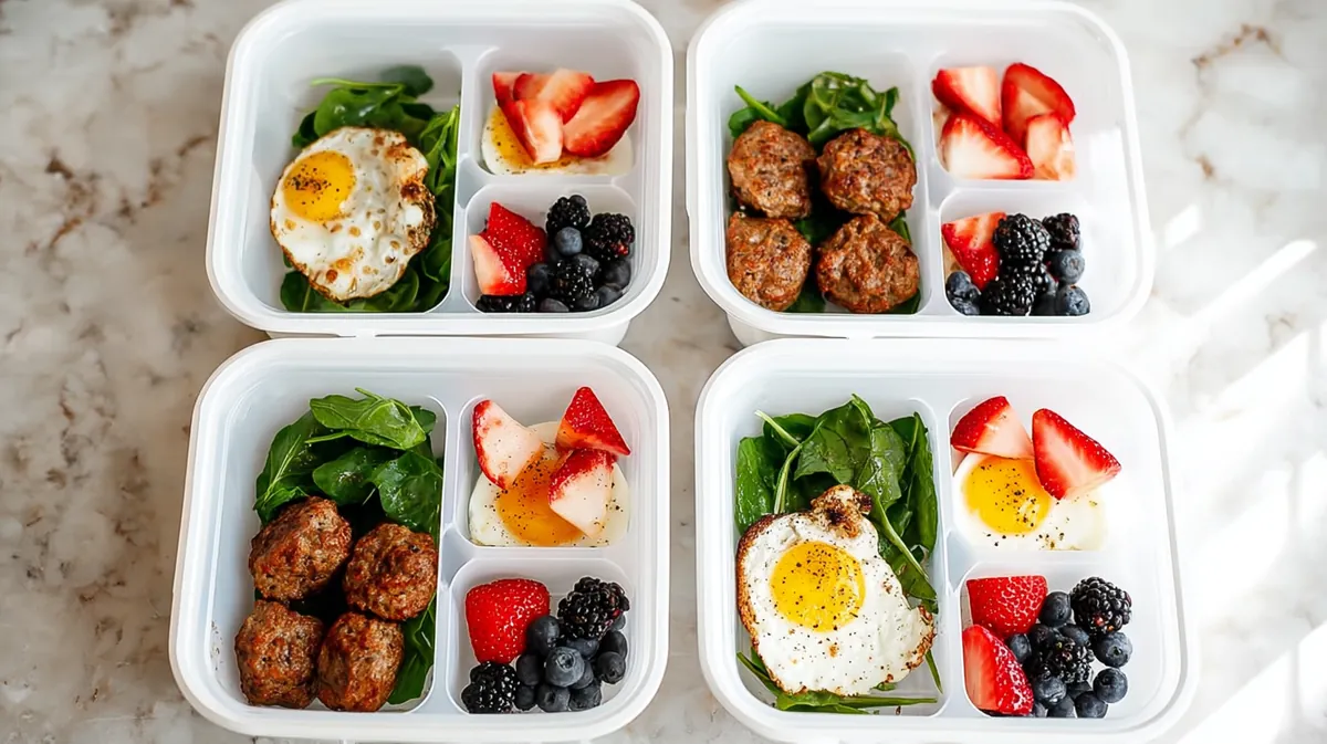 healthy air fryer breakfast meal prep