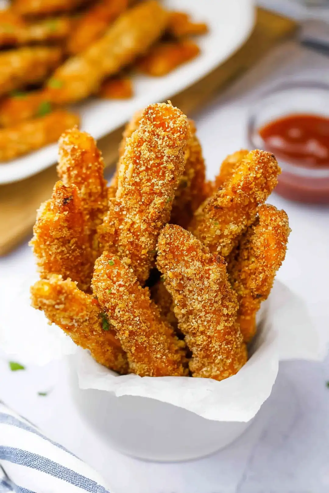 healthy air fryer chicken fries for toddlers