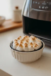 Place ramekin in air fryer and cook for 5 minutes until marshmallows are golden brown