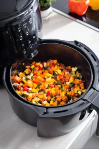 Place the vegetable mixture in the air fryer