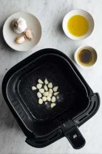 Preheat the air fryer to 200 degrees Fahrenheit and gather all necessary ingredients