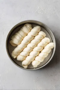 Roll dough into ropes