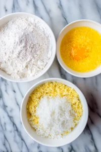 Set up your dredging stations in three bowls