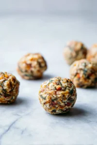 Shape the mixture into small balls, about the size of a golf ball