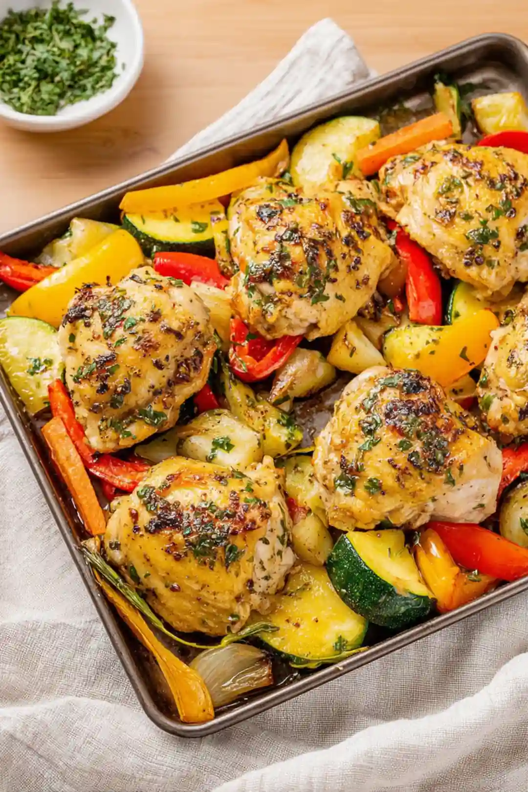 Sheet Pan Lemon Herb Chicken