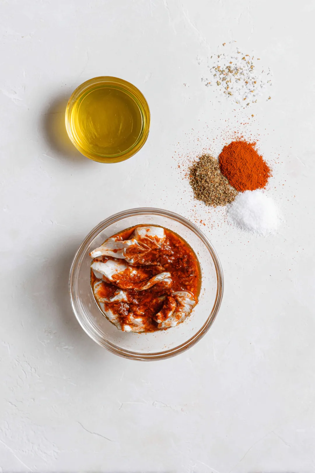 spicy tinned mackerel air fryer recipes - ingredients