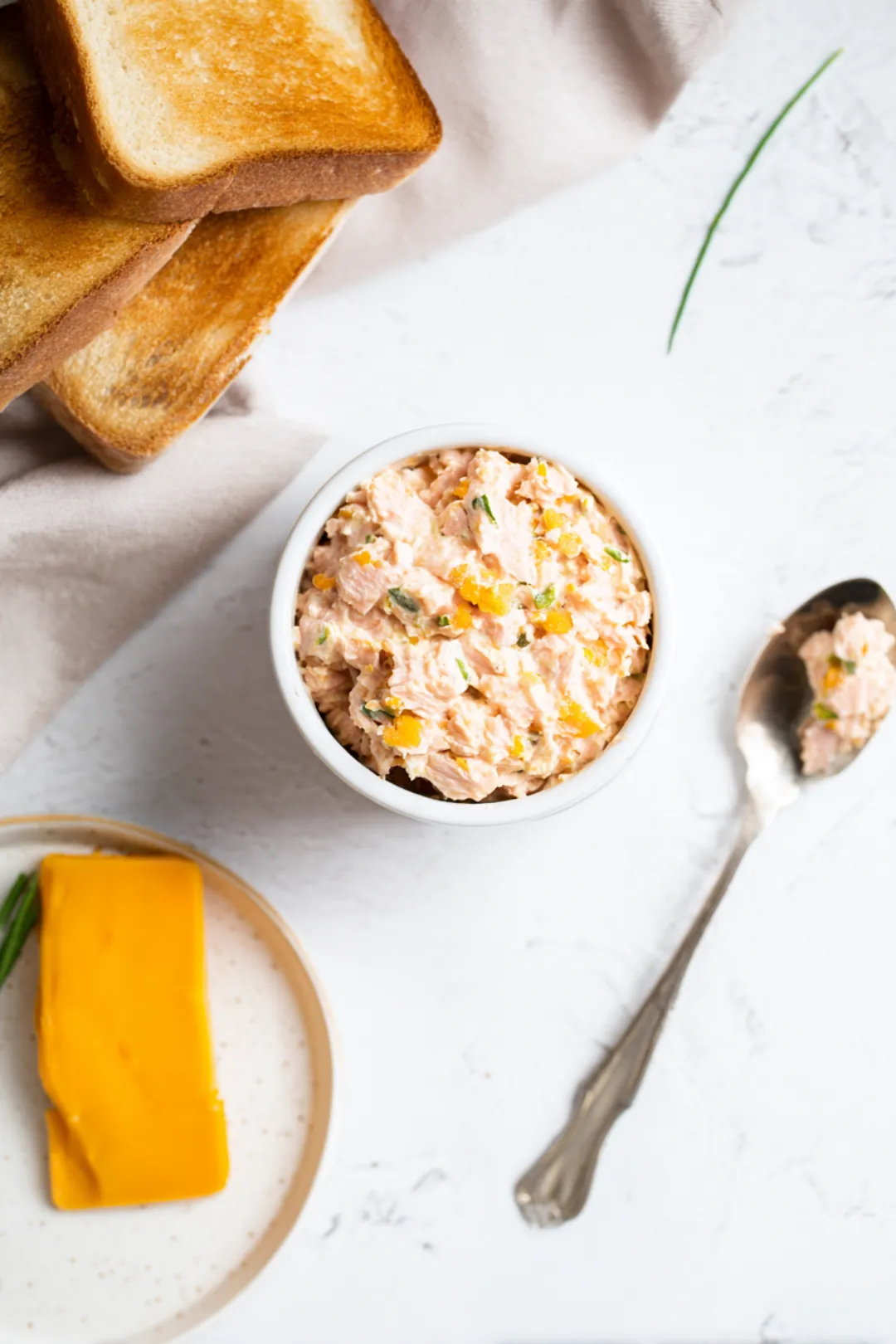 Tinned fish melt sandwich air fryer - ingredients