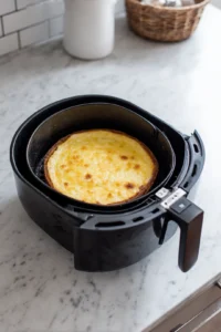 Transfer mixture to air fryer and cook at 350°F until bubbly and golden