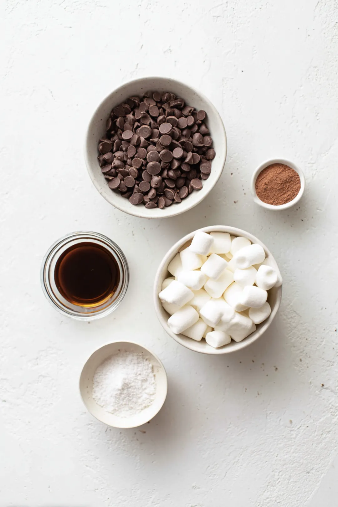 vegan air fryer smores dip - ingredients