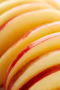 Wash and slice the apples into thin, even slices