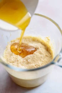 Add honey or maple syrup to taste and blend until well combined