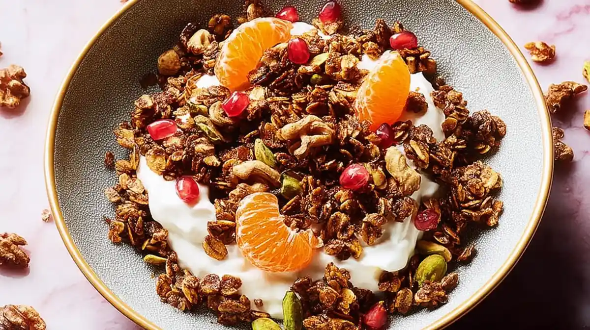 Air Fryer Baklava Granola