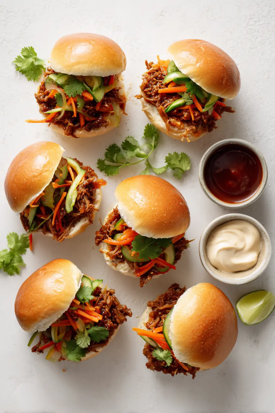 Air fryer banh mi sliders - ingredients