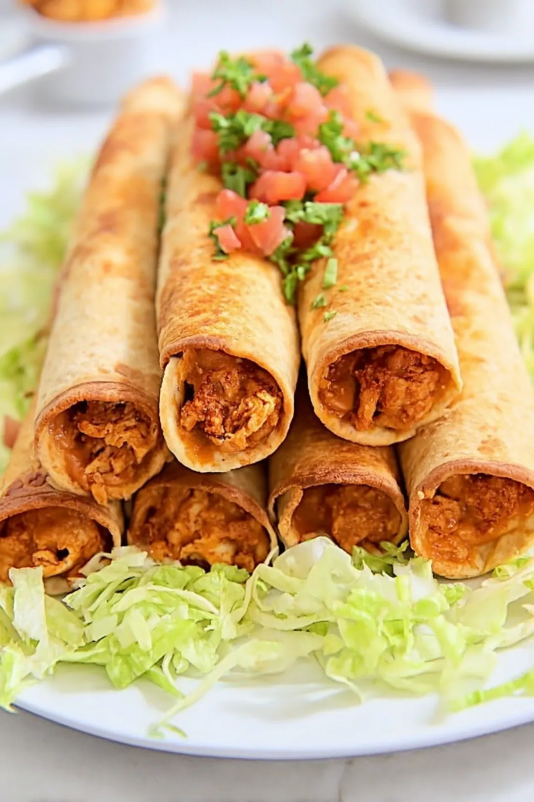 Air fryer bean and cheese taquitos