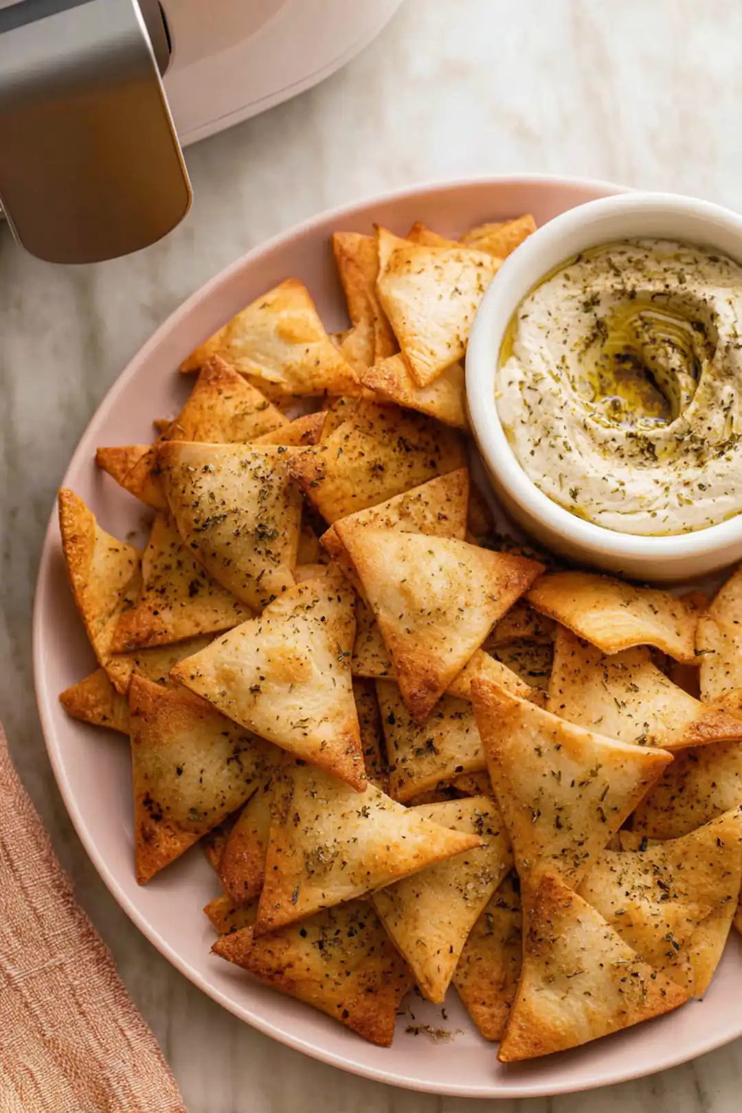 Air fryer bread end chips