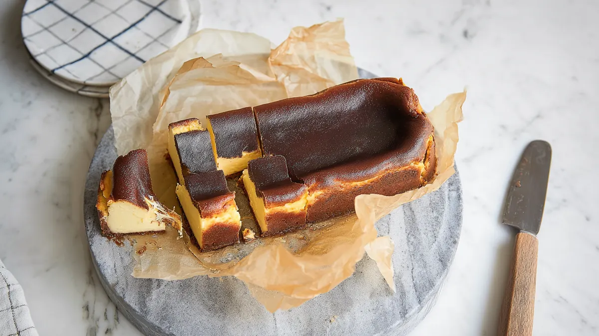 Air fryer burnt basque cheesecake - small batch