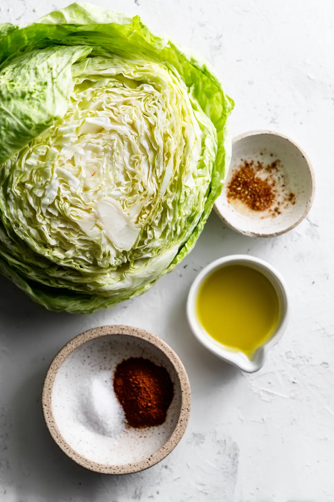 Air Fryer Cabbage Chips - The New Kale Chip - ingredients