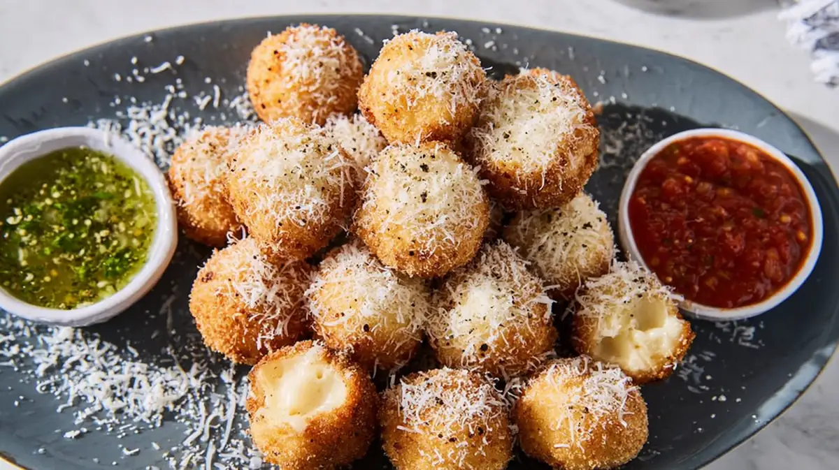 Air Fryer Cacio E Pepe Arancini