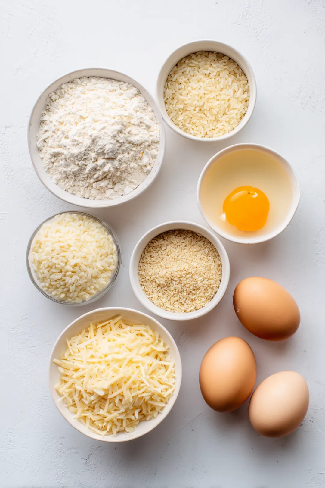 Air Fryer Cacio E Pepe Arancini ingredients