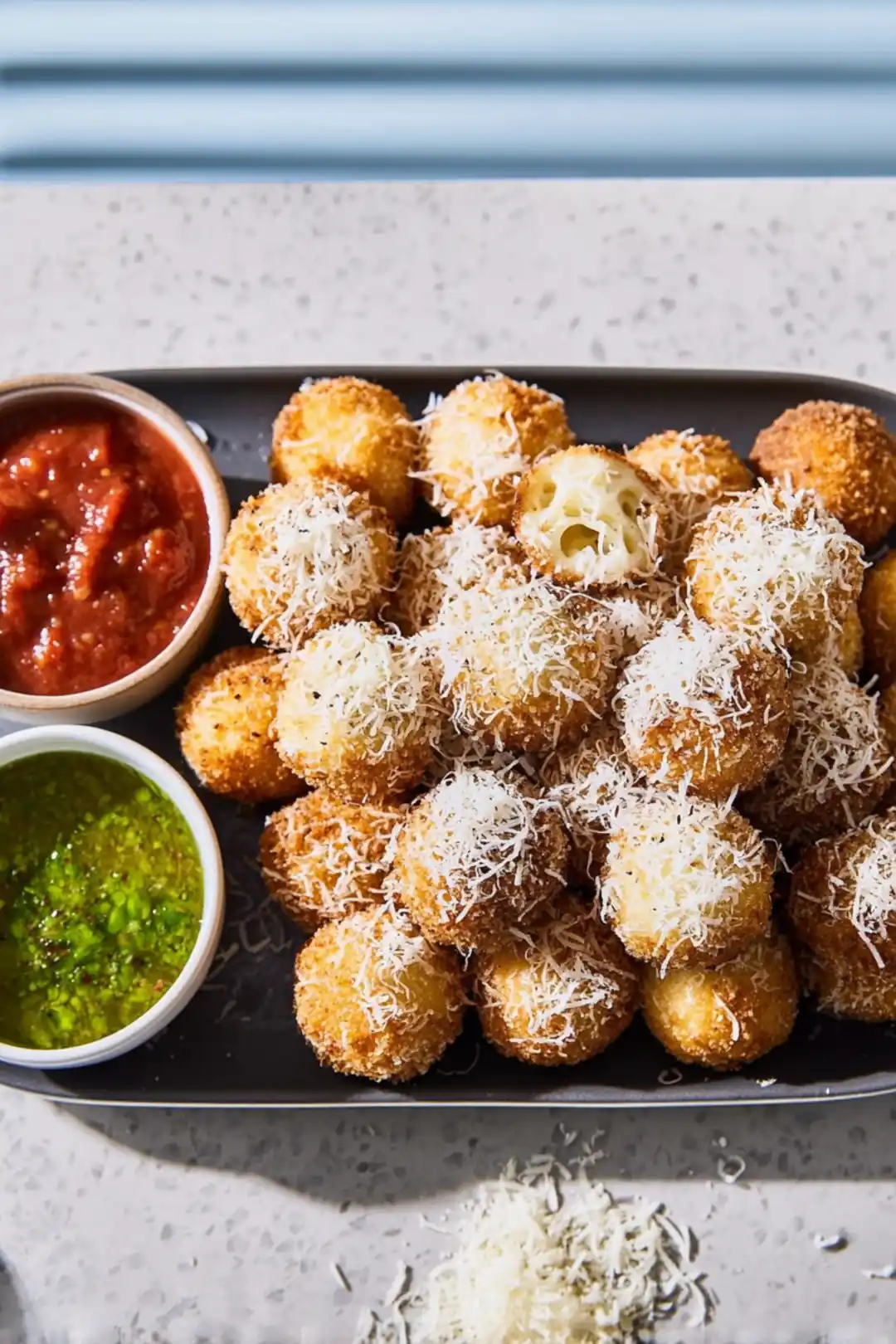 Air Fryer Cacio E Pepe Arancini