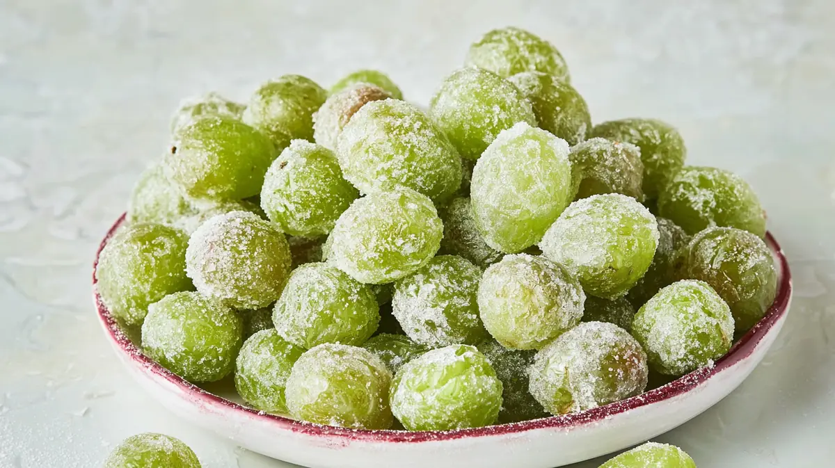 Air fryer candied grapes