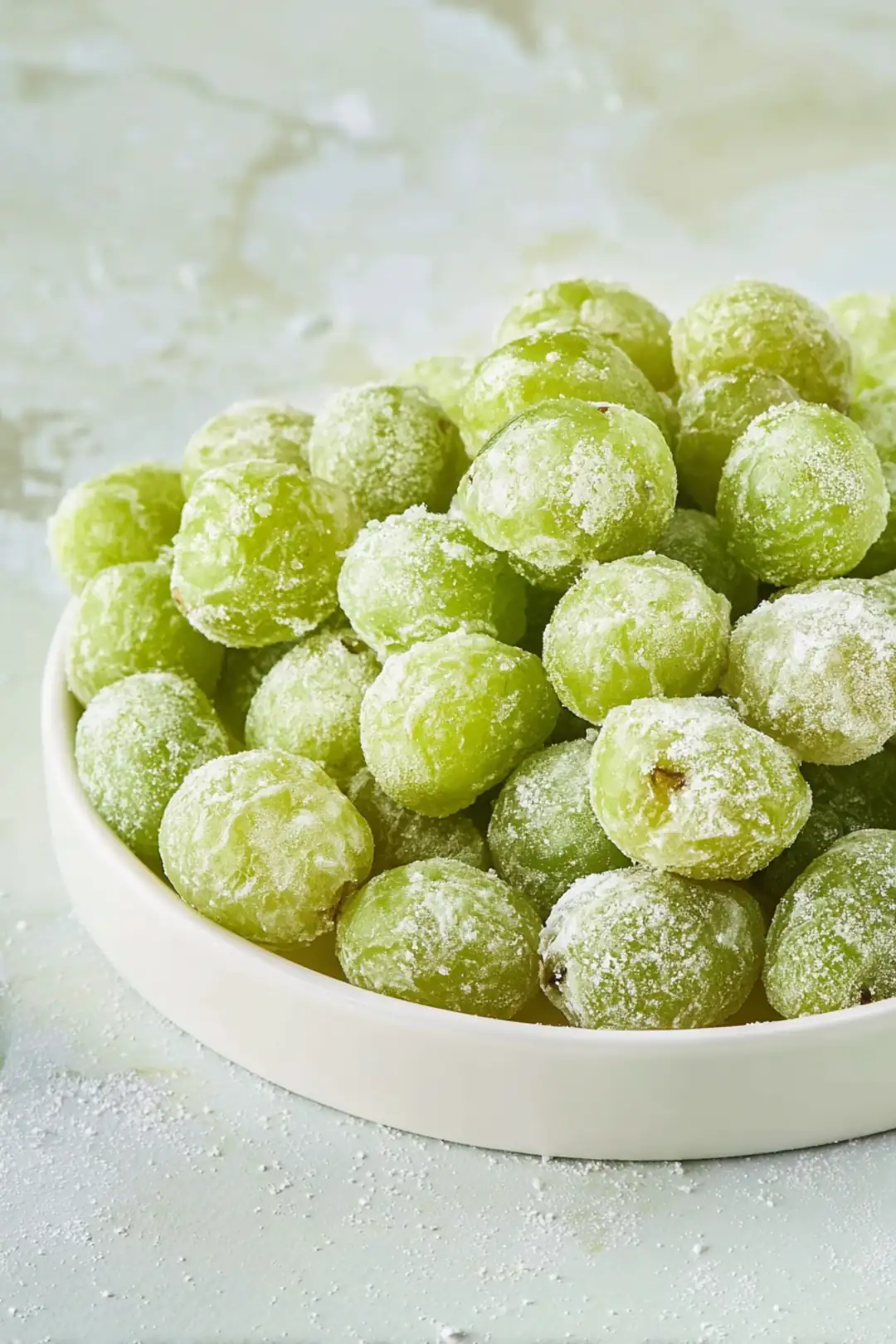 Air fryer candied grapes