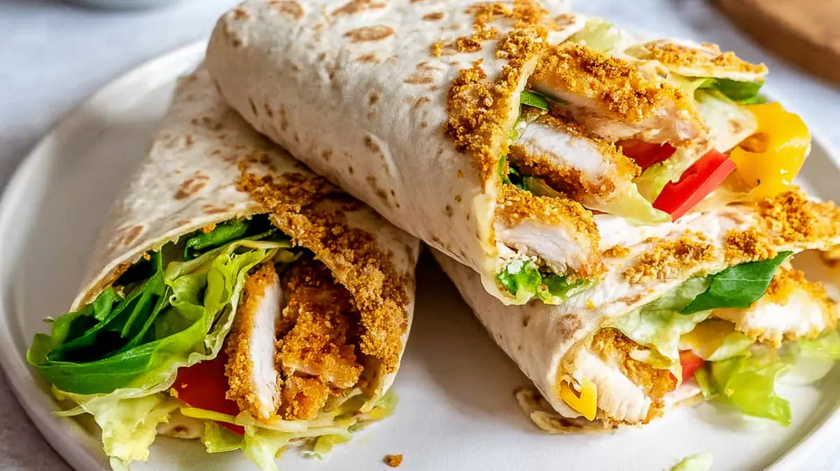Air fryer chicken crust wraps