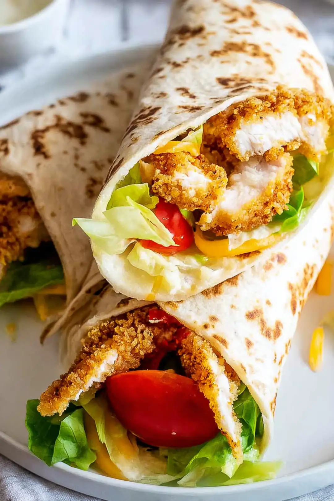 Air fryer chicken crust wraps