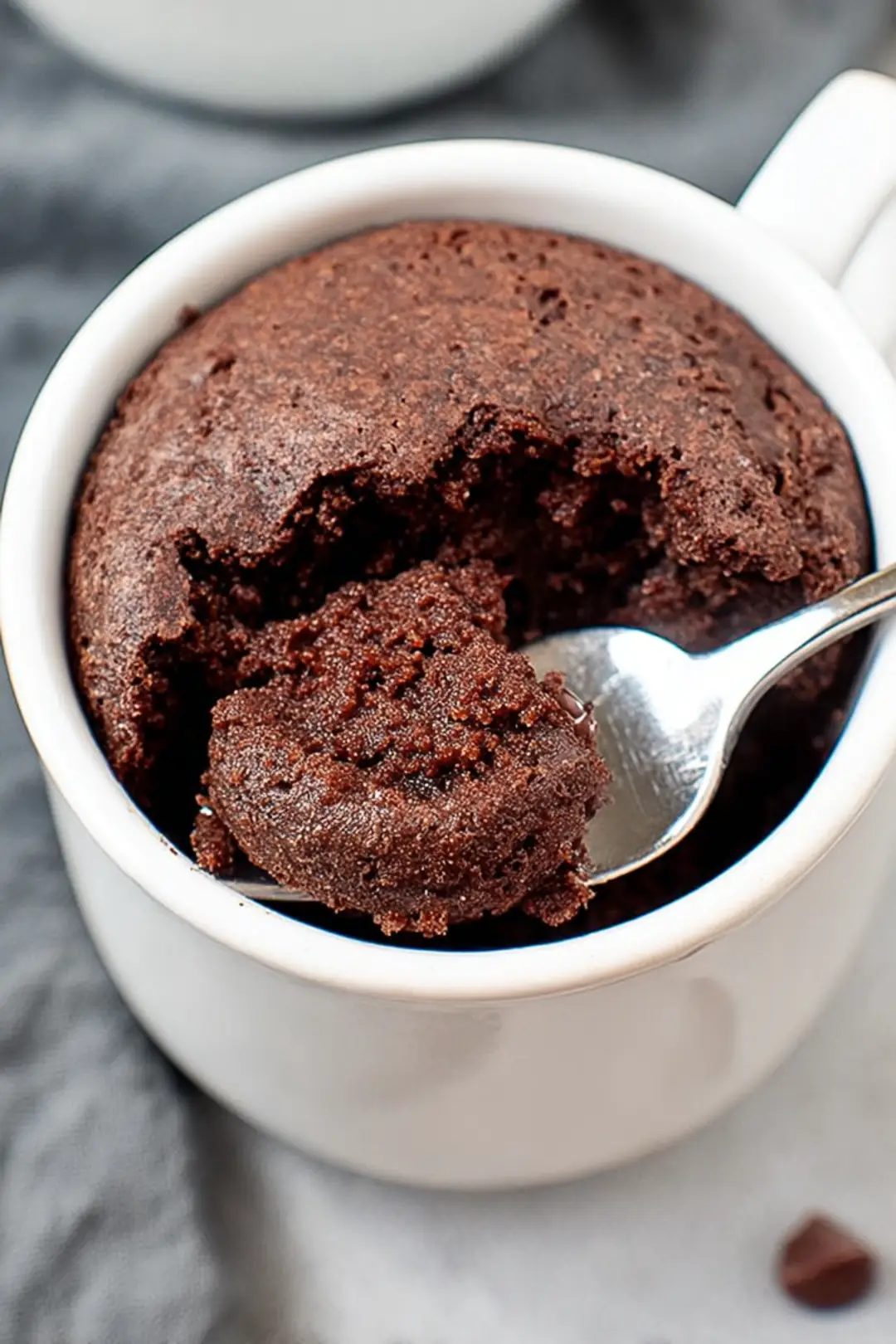 Air fryer chocolate mug cake