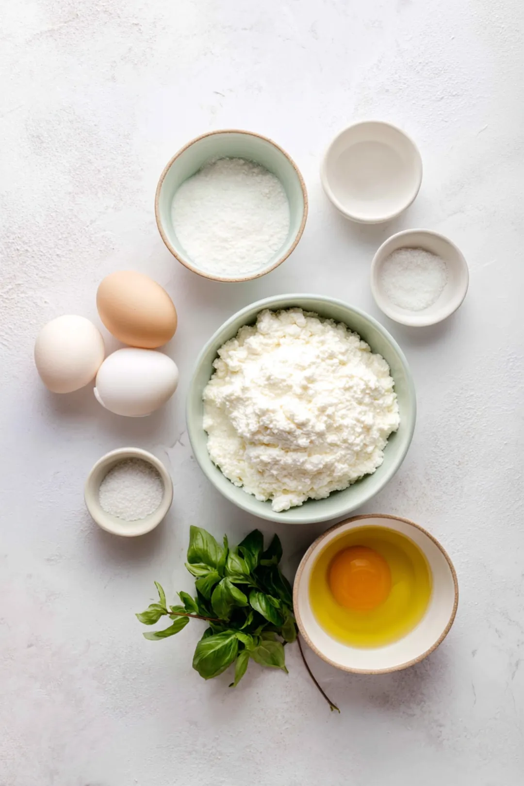 Air fryer cottage cheese toast - ingredients