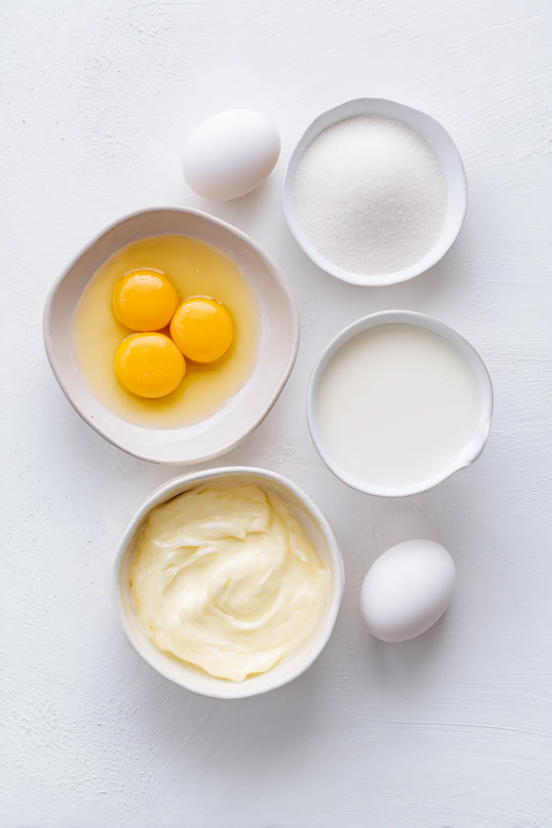 Air fryer crème brûlée ingredients