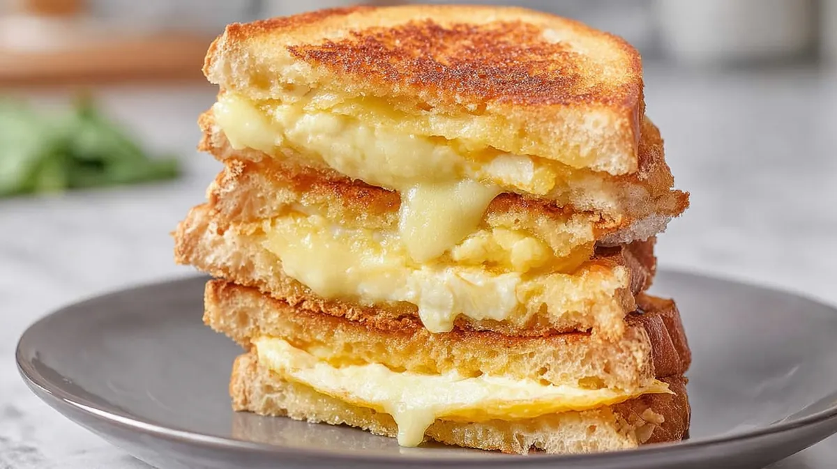 Air fryer egg and mayo toastie