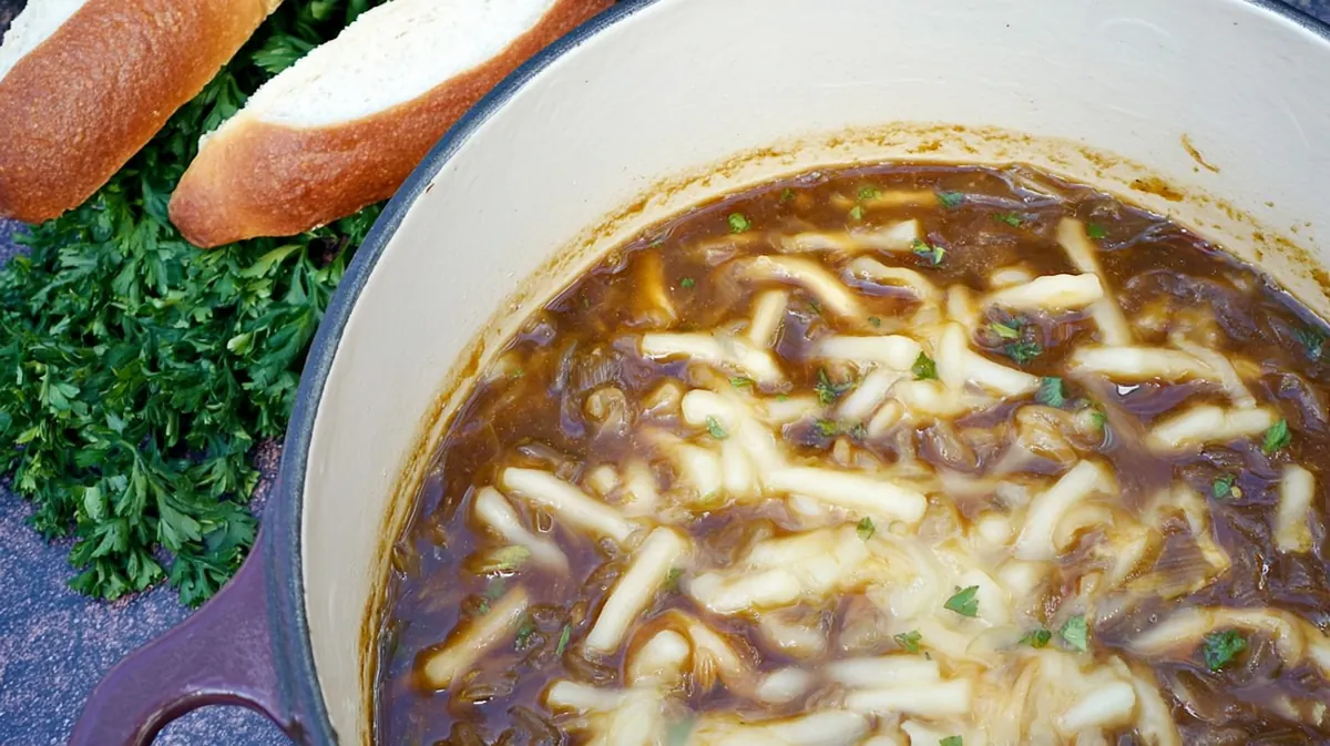 Air Fryer French Onion Soup Ramen