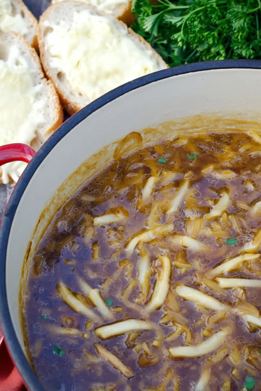 Air Fryer French Onion Soup Ramen