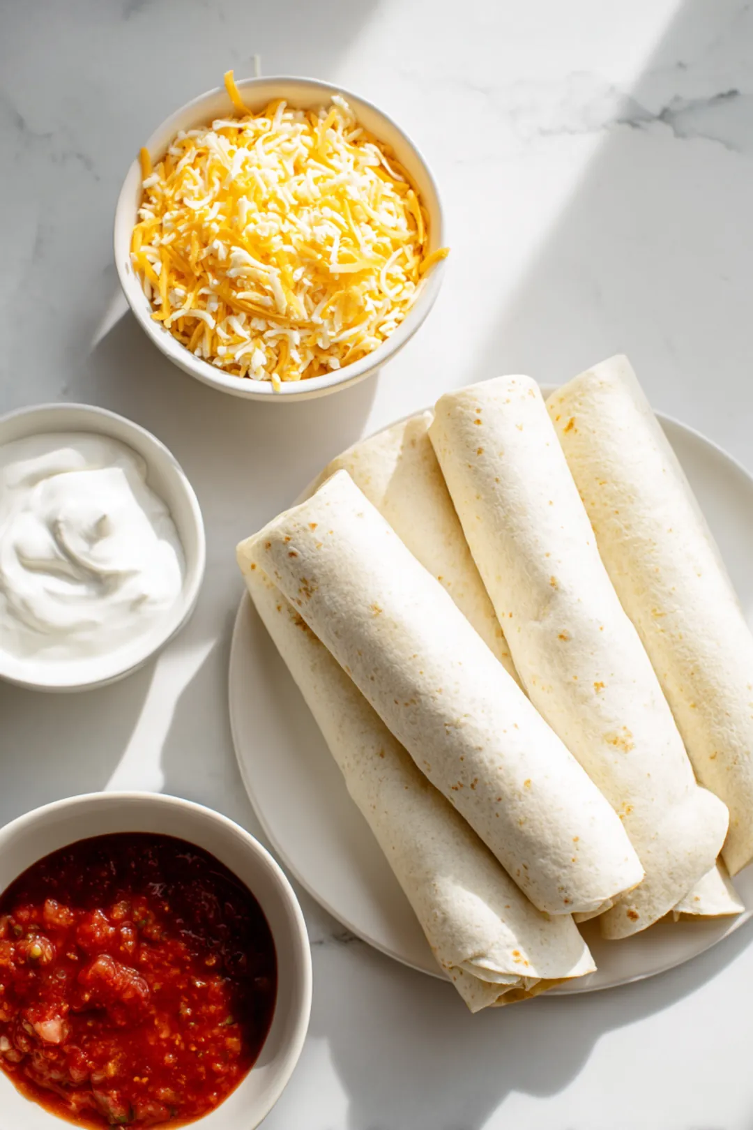 Air fryer frozen burrito upgrade - ingredients
