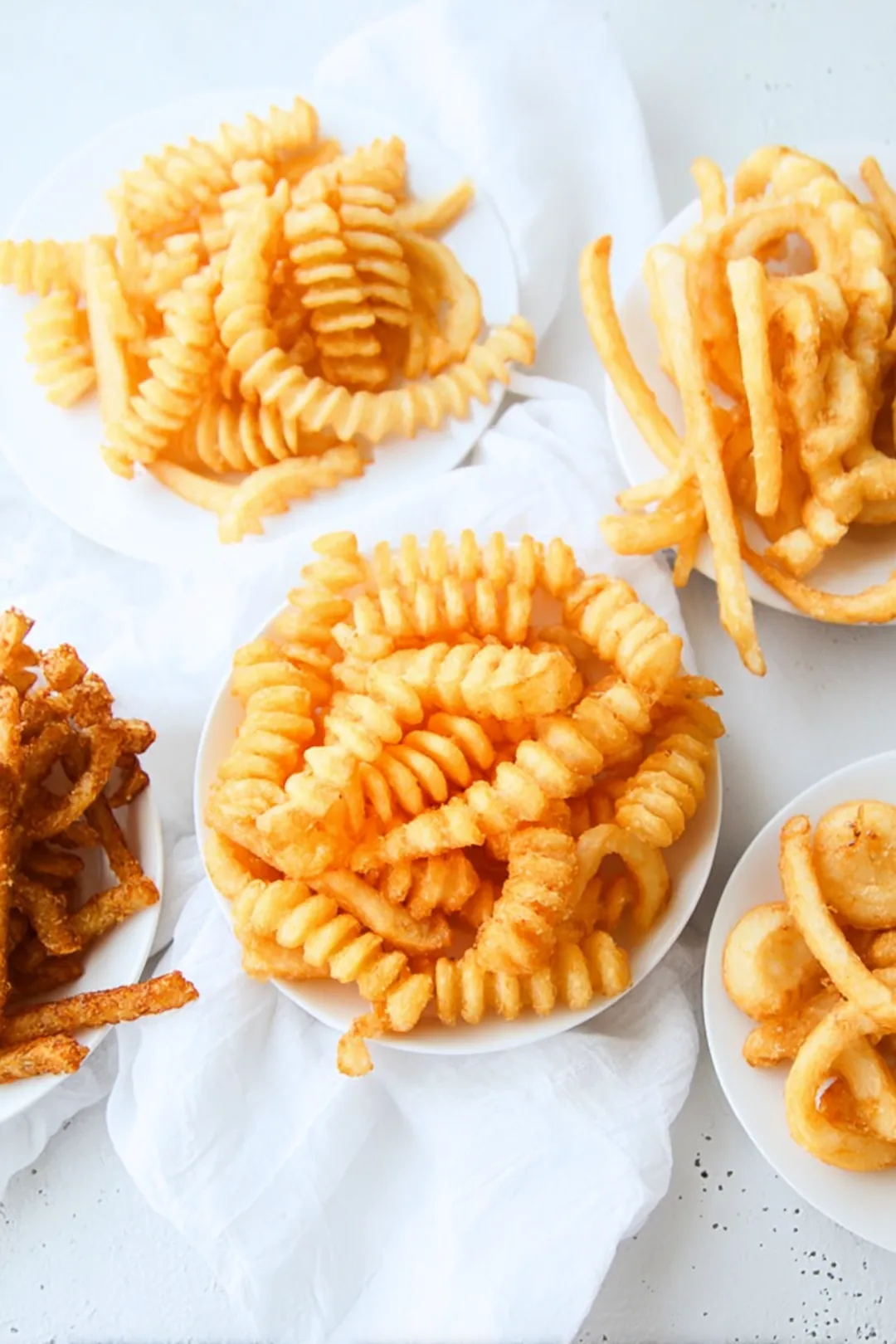 Air fryer frozen curly fries gourmet style