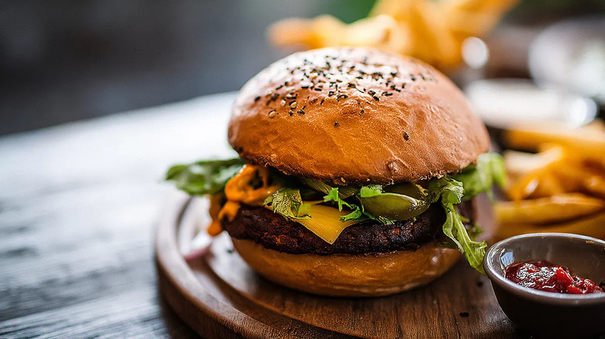 Air fryer frozen veggie burger gourmet hack