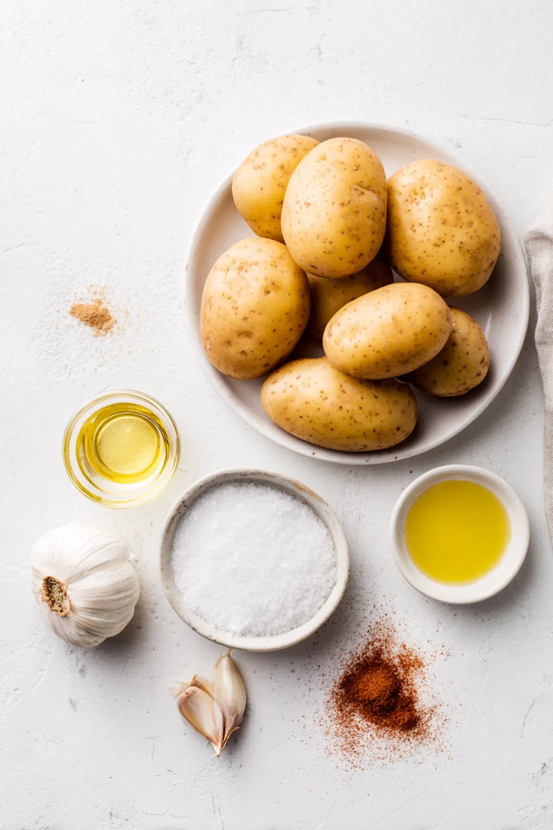 Air fryer honey gold potatoes - ingredients