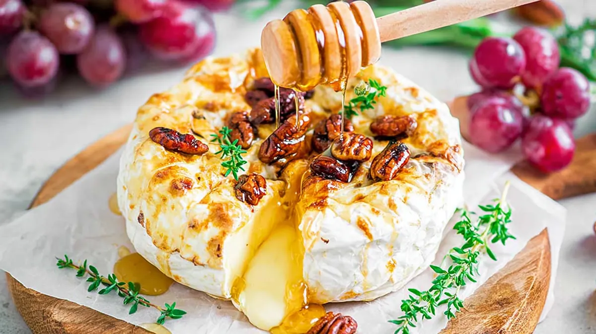 Air Fryer Hot Honey & Thyme Brie Wheel