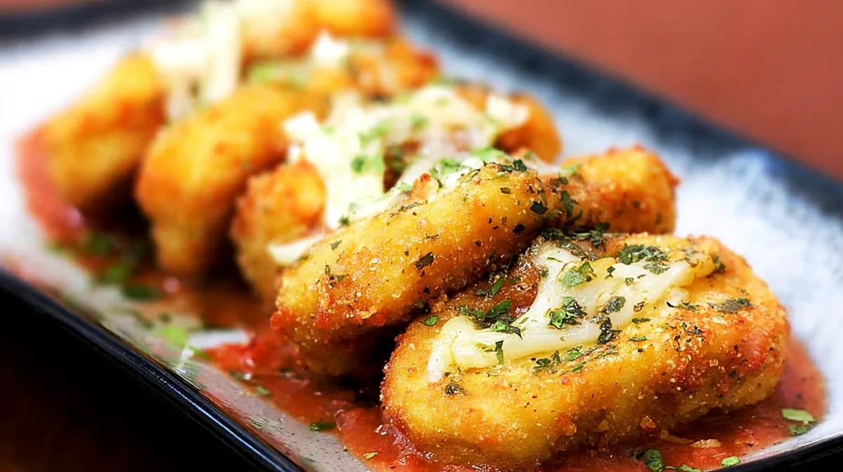 Air fryer lasagna fritta bites