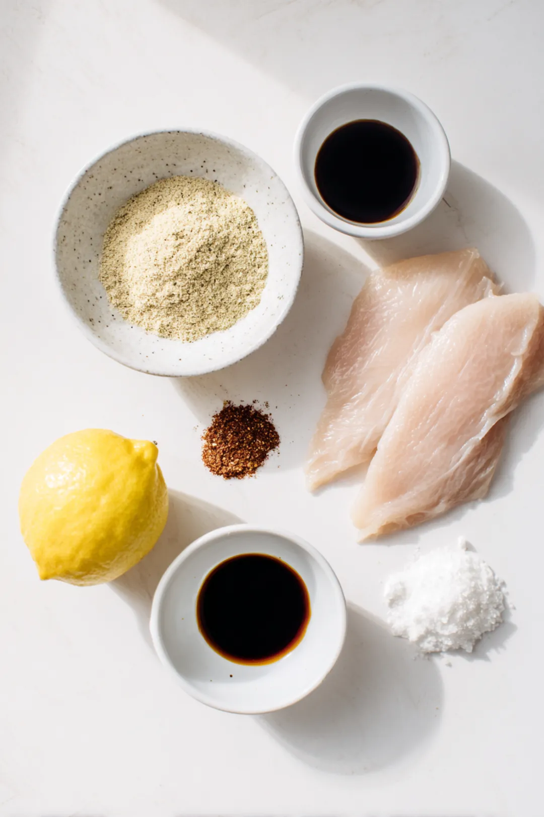 Air fryer lemon pepper turkey jerky - ingredients