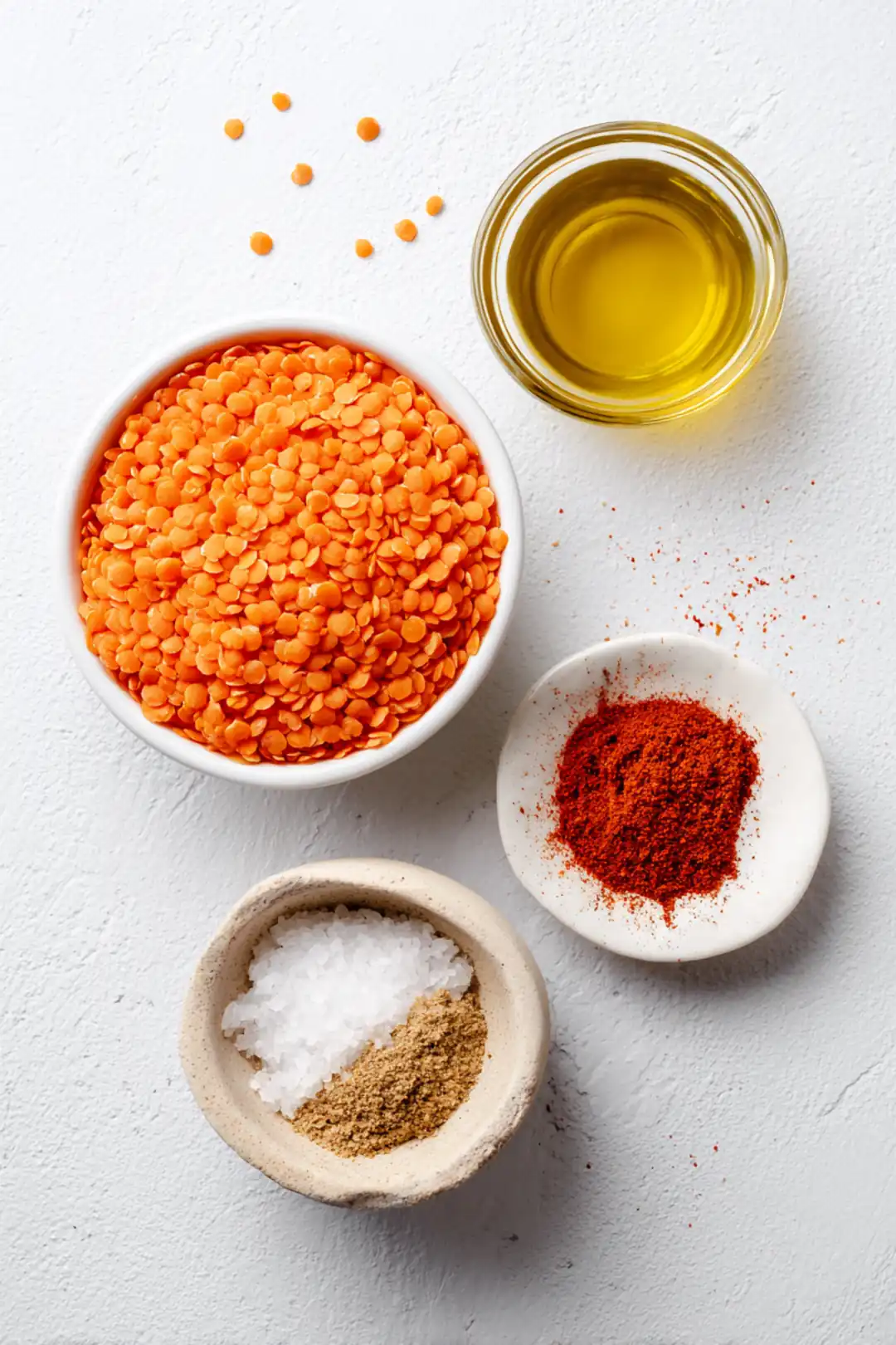 Air fryer lentil chips ingredients