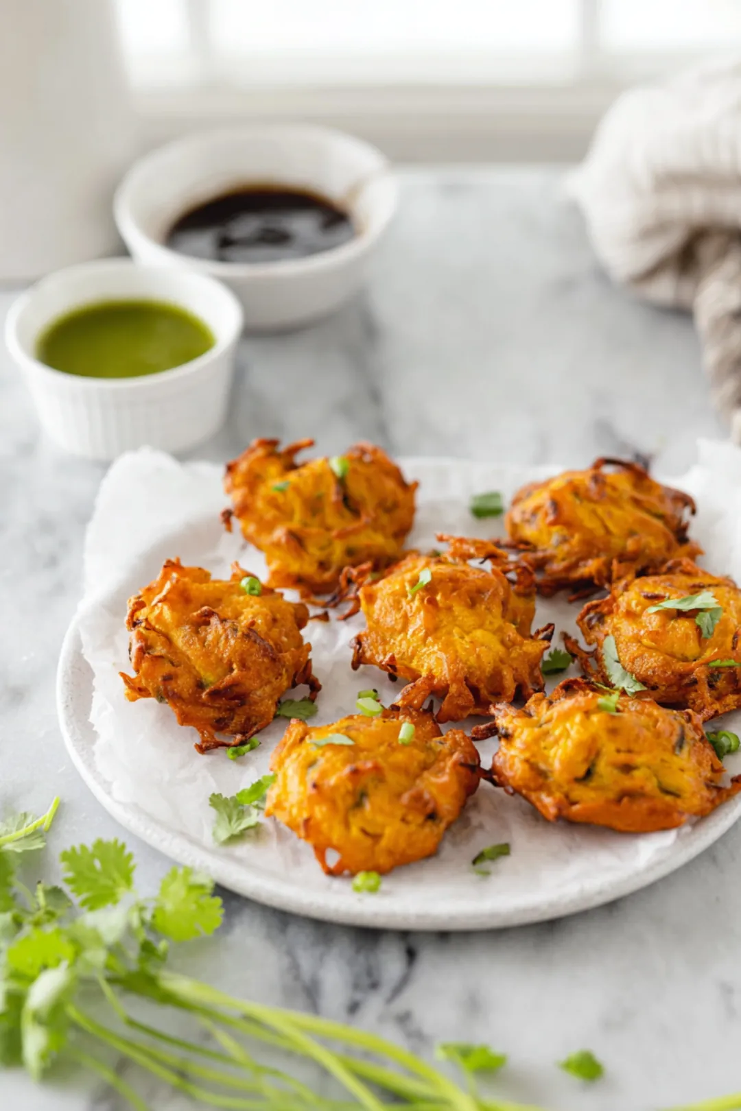 Air fryer pakora no oil recipe