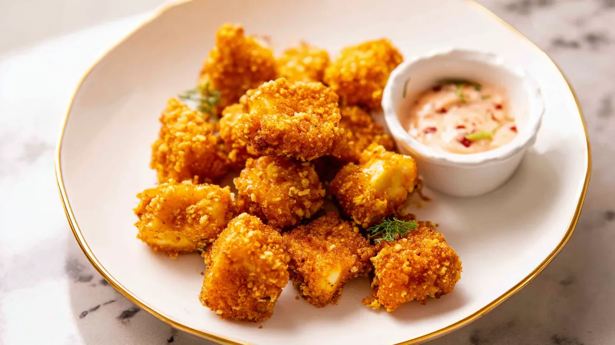 Air fryer paneer popcorn