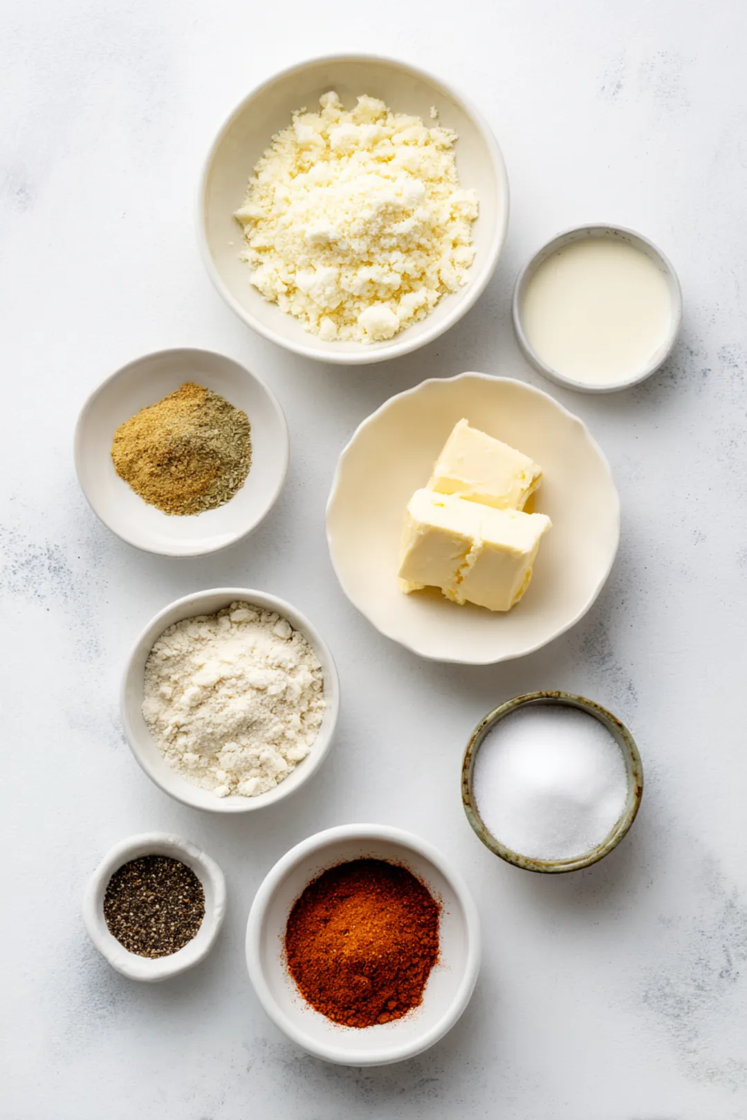 Air fryer paneer popcorn - ingredients