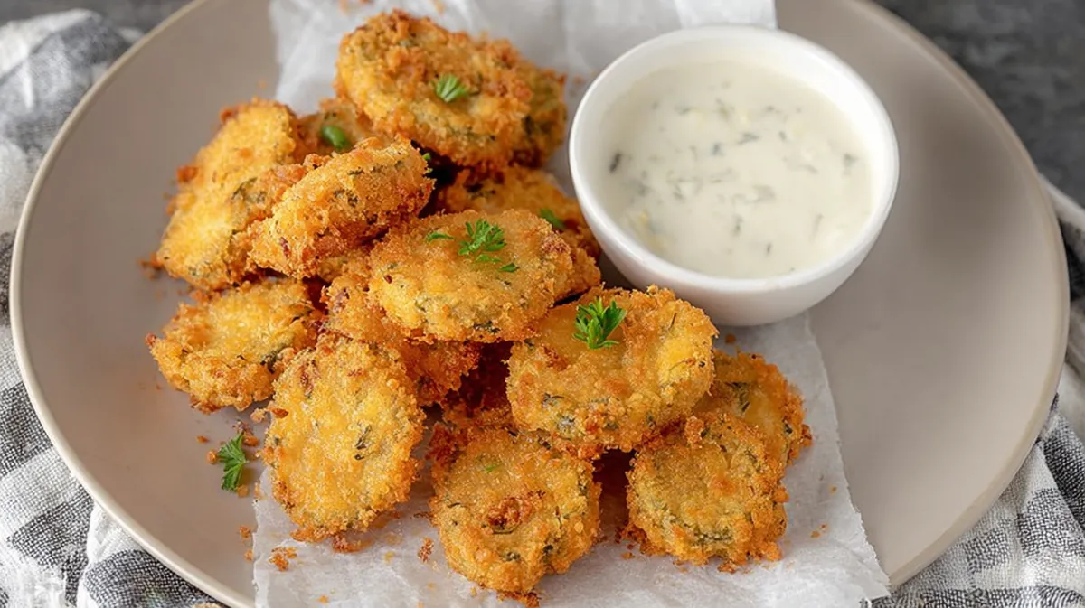 Air Fryer Pickles with Beer Batter
