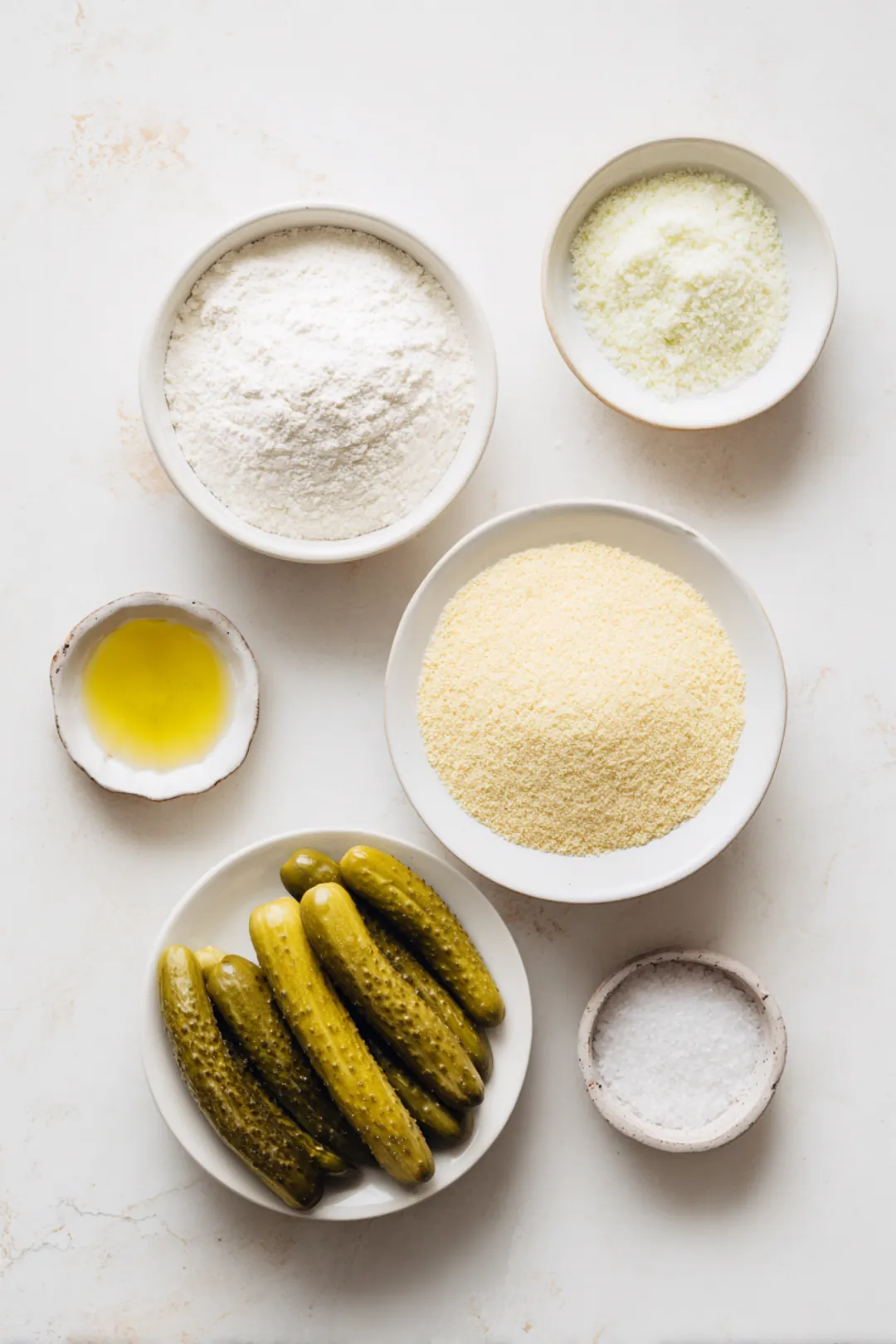 Air Fryer Pickles with Beer Batter - ingredients