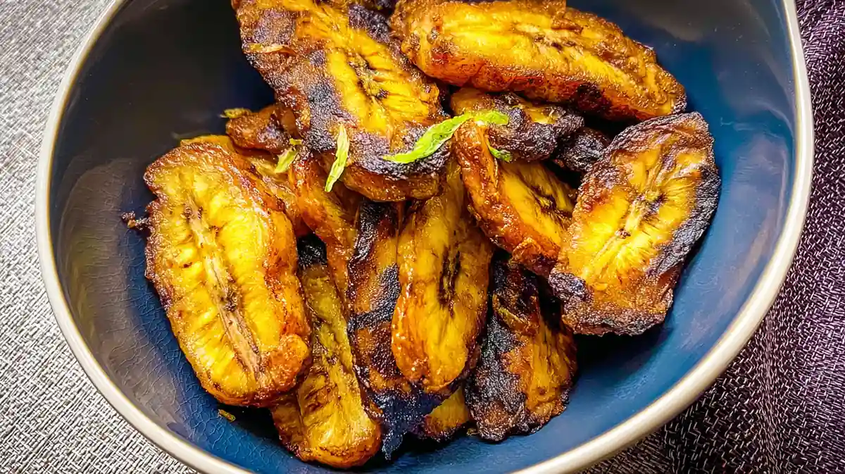 Air fryer plantain maduros