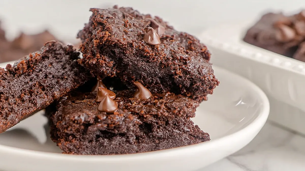 Air fryer protein brownies