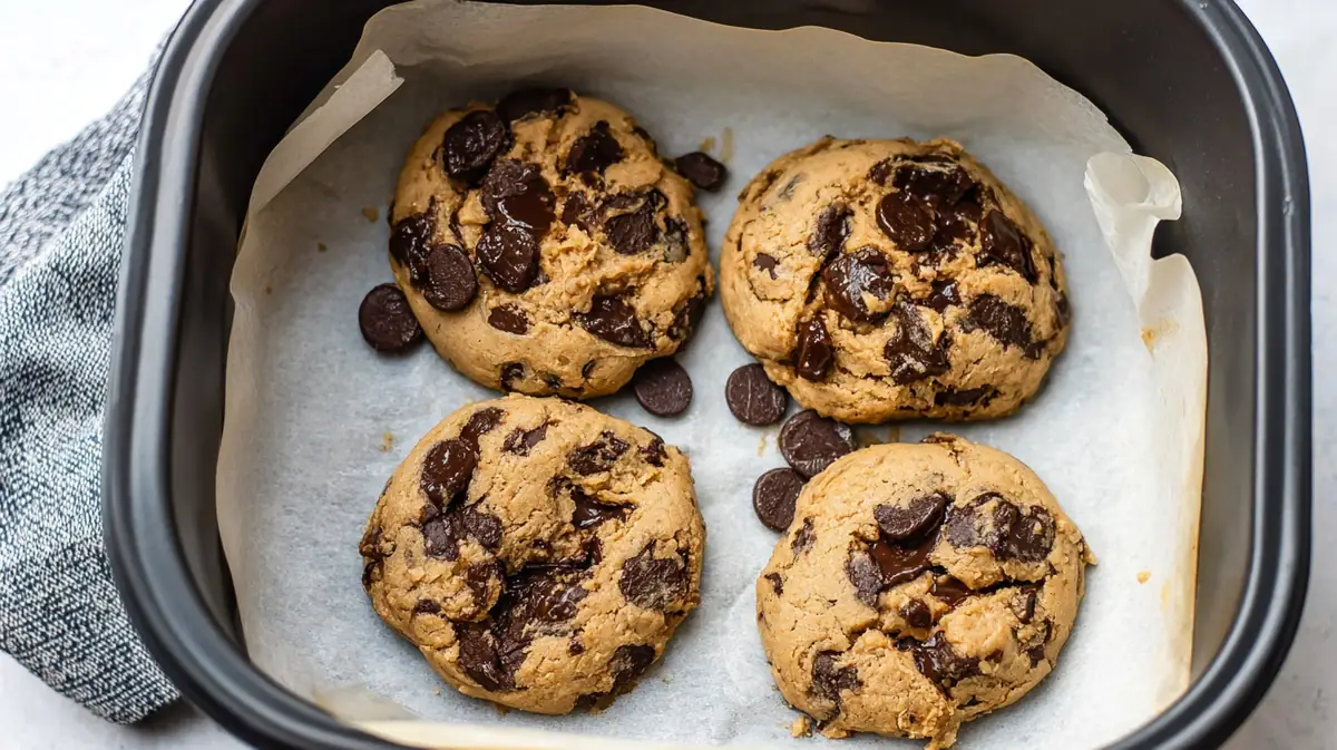Air fryer protein cookie dough
